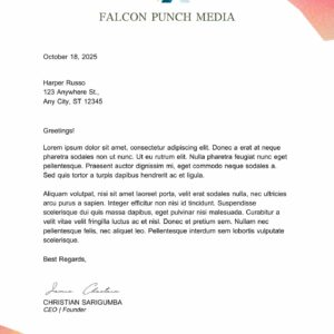 LETTERHEAD FULL COLOR