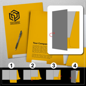 Glue-Less Presentation Folders